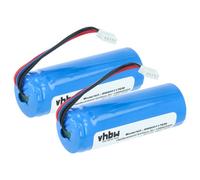 vhbw 2x Batterie compatible avec Datalogic QuickScan QBT2131, QBT2400, QBT2X, QBT2430, QBT2101 scanner de code-barre POS (1600mAh, 3,7V, Li-ion)