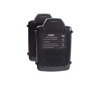 vhbw 2X Batterie Compatible avec DeltaFox Grizzly 2040, 2020, 80001147, 80001146 Outil électrique (1500 mAh, Li-ION, 18 V)