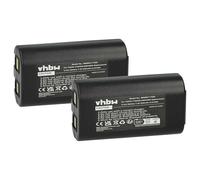 vhbw 2X Batterie Compatible avec Dymo LabelManager PnP, 260, 260P, 280 imprimante, Scanner, imprimante d'étiquettes (650mAh, 7,4V, Li-ION)