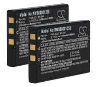 vhbw 2x Batterie compatible avec Dynascan AD-09 radio talkie-walkie (1050mAh, 3,7V, Li-ion)