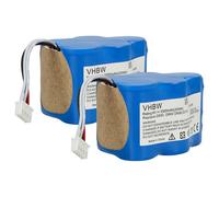 vhbw 2X Batterie Compatible avec Ecovacs Deebot D73, D715, D780, D76, D720, D73n, D730, D77, D760, D79 Robot électroménager (3300mAh, 6V, NiMH)