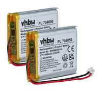 vhbw 2x Batterie compatible avec Fatboy Transloetje, Edison the petit lampe de chevet, de salon (1600mAh, 3,7V, Li-polymère)
