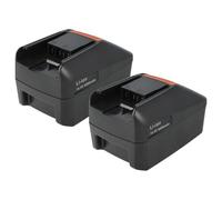 vhbw 2x Batterie compatible avec Fein ASW 14-14-PC, ASW 14-30-PC, ASW 14-6-PC, MultiMaster outil électrique (4000 mAh, Li-ion, 14,4 V)