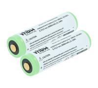 vhbw 2x Batterie compatible avec Fenix TK35, TK15 lampe de poche ou frontrale (3Ah, 3,7V, Li-ion)