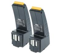 vhbw 2X Batterie Compatible avec Festo Festool CDD12ESC, CDD12ES, CDD12E, CDD12, CCD12v, CCD12MH, CCD12FX Outil électrique (2100 mAh, NiMH, 12 V)