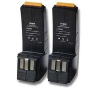 vhbw 2x Batterie compatible avec Festo / Festool CDD12FX, CDD12ESC, CDD12ES, CDD12MH outil électrique (3300 mAh, NiMH, 12 V)