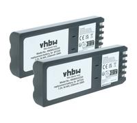 vhbw 2x Batterie compatible avec Fluke Impulse 6000D, Impulse 7000DP (2500mAh, 7,2V, NiMH)
