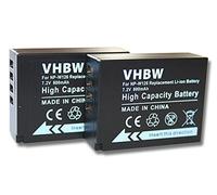 vhbw 2X Batterie Compatible avec Fujifilm FinePix HS50EXR, HS30 EXR, HS33 EXR, HS50, HS55 EXR Appareil Photo (800mAh, 7,2V, Li-ION)
