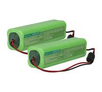 vhbw 2X Batterie Compatible avec Futaba T6DA télécommande Remote Control (2000mAh, 9,6V, NiMH)