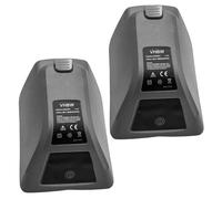 vhbw 2x Batterie compatible avec Gardena 8025-20 (35m Roll-up) outil électrique (1500 mAh, Li-ion, 18 V)