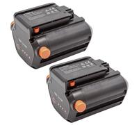 vhbw 2x Batterie compatible avec Gardena AccuJet Li-18 (9335-20) tondeuse cisaille (2000mAh, 18V, Li-ion)