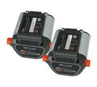 vhbw 2x Batterie compatible avec Gardena TCS Li-18/20 (8866-20), PowerMax Li-18/32 5039-20 tondeuse cisaille (1500mAh, 18V, Li-ion)