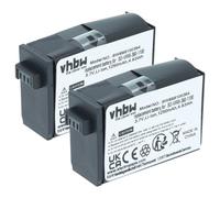 vhbw 2X Batterie Compatible avec Garmin Virb 360 caméra vidéo caméscope (1250mAh, 3,8V, Li-ION)