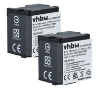 vhbw 2X Batterie Compatible avec Garmin Virb X