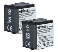 vhbw 2X Batterie Compatible avec Garmin Virb X