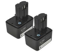 vhbw 2x Batterie compatible avec Gesipa Powerbird outil électrique, outil de pose pour rivets aveugles (2000 mAh, Li-ion, 14,4 V)