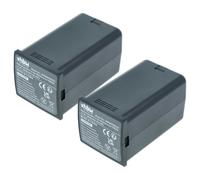 vhbw 2x Batterie compatible avec Godox WB300P, AD200, AD200pro, AD300 Pro Flash flash d'appareil photo (2600mAh, 14,8V, Li-ion)