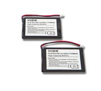 vhbw 2x Batterie compatible avec Grundig Calios H1, 1A, 1 téléphone fixe sans fil (600mAh, 3,7V, Li-ion)