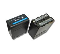 vhbw 2x Batterie compatible avec Grundig SCENOS LCD6000HE, XEPHIA LC5000HE, XEPHIA LC3000HE caméra vidéo caméscope (10400mAh, 7,4V, Li-ion)