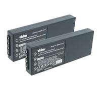 vhbw 2X Batterie Compatible avec HBC FUB10AA, BA14061, FUB10XL, Fub06 Eex opérateur télécommande Industrielle (2000mAh, 6V, NiMH)