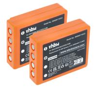 vhbw 2x Batterie compatible avec HBC Radiomatic Quadrix, Spectrum 2, Spectrum 1 opérateur télécommande industrielle (2000mAh, 3,6V, NiMH)