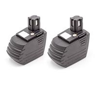 vhbw 2x Batteries compatible avec Hilti SFH151, SF150, SF150-A, SF150A, SF151, SF151-A, SF151A, SFH 151-A outil électrique (1500 mAh, NiMH, 15,6 V)