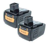 vhbw 2X Batterie Compatible avec Hilti SFL Flashlight, SFL 144-A, SID 144-A CPC Impact Driver Outil électrique (4000 mAh, Li-ION, 14,4 V)