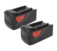 vhbw 2x Batterie compatible avec Hilti TE6-ALi, TE6-A36, TE 6A, TE6A, TE 6-A36 AVR, TE 500-A36, CPC 36V outil électrique (5000 mAh, Li-ion, 36 V)