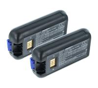 vhbw 2x Batterie compatible avec Honeywell CK75, CK70, CK3XR, CK71, CK65, CK3, CK3X, CK3B ordinateur handheld (5200mAh, 3,7V, Li-ion)