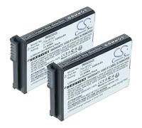 vhbw 2X Batterie Compatible avec Honeywell Dolphin 60s, 70e, 75e Ordinateur Handheld (3200mAh, 3,7V, Li-ION)