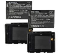 vhbw 2x Batterie compatible avec Honeywell Dolphin CT65, CT60 ordinateur mobile PDA scanner (4700mAh, 3,8V, Li-polymère)