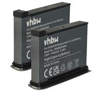 vhbw 2X Batterie Compatible avec Insta360 One X2 caméra de Sport, Appareil Photo (1700mAh, 3,85V, Li-ION)