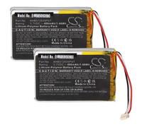 Vhbw 2x Batterie Compatible Avec Jabra Evolve 75 Casque Audio, Écouteurs Sans Fil (400mah, 3,7v, Li-Polymère)