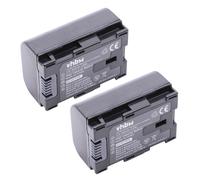 vhbw 2x Batterie compatible avec JVC GZ-HM960, GZ-HM970, GZ-HM880, GZ-HM890 caméra vidéo caméscope (800mAh, 3,6V, Li-ion) avec puce d'information