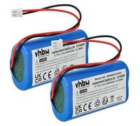 vhbw 2X Batterie Compatible avec K-Bright Lampe de Chevet, de Salon (4400mAh, 3,7V, Li-ION)