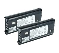 vhbw 2X Batterie Compatible avec Kenwood TK-3307, TK-3302E3, TK-3306 | pour TK-3306M3, TK-3302UK, TK-3302T radio talkie-walkie (1800mAh, 7,4V, Li-ion)