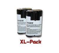vhbw 2x Batterie compatible avec Kodak EasyShare C300, C360, C433, C503, C530, C310, C315, C330, C340, C533 appareil photo (2000mAh, 2,4V, NiMH)