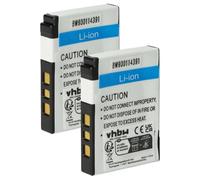 vhbw 2X Batterie Compatible avec Kodak EasyShare V530, V603 Appareil Photo (460mAh, 3,6V, Li-ION)