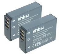 vhbw 2x Batterie compatible avec Kodak Pixpro S-1, AZ652, AZ651 Astro Zoom, AZ651, S1, AZ901 appareil photo (1150mAh, 7,4V, Li-ion)