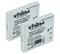 vhbw 2x Batterie compatible avec Konica Minolta Dimage X1 appareil photo (800mAh, 3,7V, Li-ion)