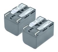 vhbw 2x Batterie compatible avec Leaf AFi-II 7 appareil photo (3000mAh, 7,4V, Li-ion)