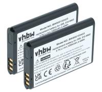 vhbw 2x Batterie compatible avec Liquid Image Impact 365, 367 caméra vidéo caméscope (1200mAh, 3,7V, Li-ion)