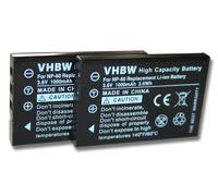vhbw 2x Batterie compatible avec Lumicron LDC-626Z3, DV5, DC4230, ee-pack-33, LDC-4013, LDC-4230, 4013 appareil photo (1000mAh, 3,6V, Li-ion)