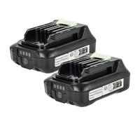 vhbw 2x Batterie compatible avec Makita CP100, CT226R, DA332, DC10SB, CT226RX, CT226, CP100DZ, DA332DZ outil électrique (2000 mAh, Li-ion, 12 V)