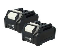 vhbw 2x Batterie compatible avec Makita CW003G, CL003GZ, CW001GZ, CS002GZ, CW003GZ, CS002G, CW001G outil électrique (2500 mAh, Li-ion, 40 V)