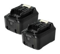 vhbw 2x Batterie compatible avec Makita DMR108, DF333DSAX6, DS032, DMR202, DMR107 Baustellenradio, DMR110 outil électrique (5000 mAh, Li-ion, 12 V)