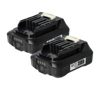 vhbw 2x Batterie compatible avec Makita Max CXT Tool 12V, PH05, PH04R1, PH04Z, PT354, PH05Z, PH05R1 outil électrique (2500 mAh, Li-ion, 12 V)