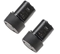 vhbw 2X Batterie Compatible avec Makita Radio de Chantier BMR104, DMR102, BMR105, DMR103B, DMR103 Outil électrique (1500 mAh, Li-ION, 10,8 V)