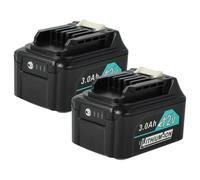 vhbw 2X Batterie Compatible avec Makita SK209 | SH02Z, SH02, SD100DZ, SK209GDZ, SK209GD, SH02R1, SD100DY1J outil électrique (3000 mAh, Li-ion, 12 V)