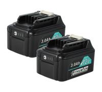 vhbw 2x Batterie compatible avec Makita TD111DWYE, TL064D, TL064, TD111DZ, TD111DY1J, TL064DSAJ, TL064DSAE outil électrique (3000 mAh, Li-ion, 12 V)